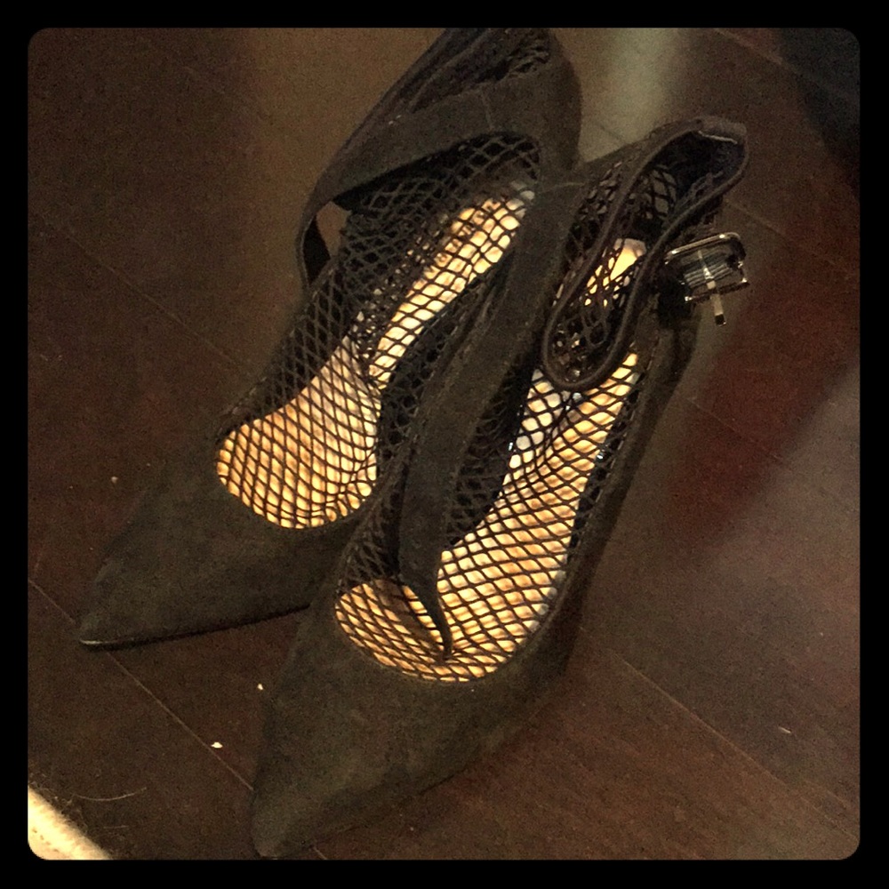 Never before worn sexy black heels!